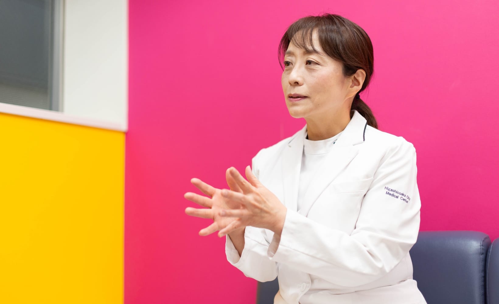 インタビュー風景