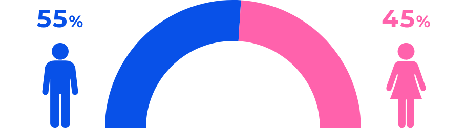 男女比（常勤）